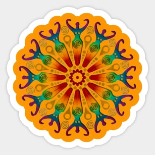 Circle Of Fertility Goddess Sticker